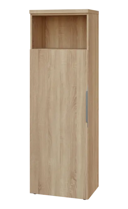 SIN 5 - 6DN kancelářská skříň, 1-dveřová/nika, levá, 1820x600x400, dub bardolino SIN 5 - 6DN kancelářská skříň, 1-dveřová/nika, levá, 1820x600x400, dub bardolino